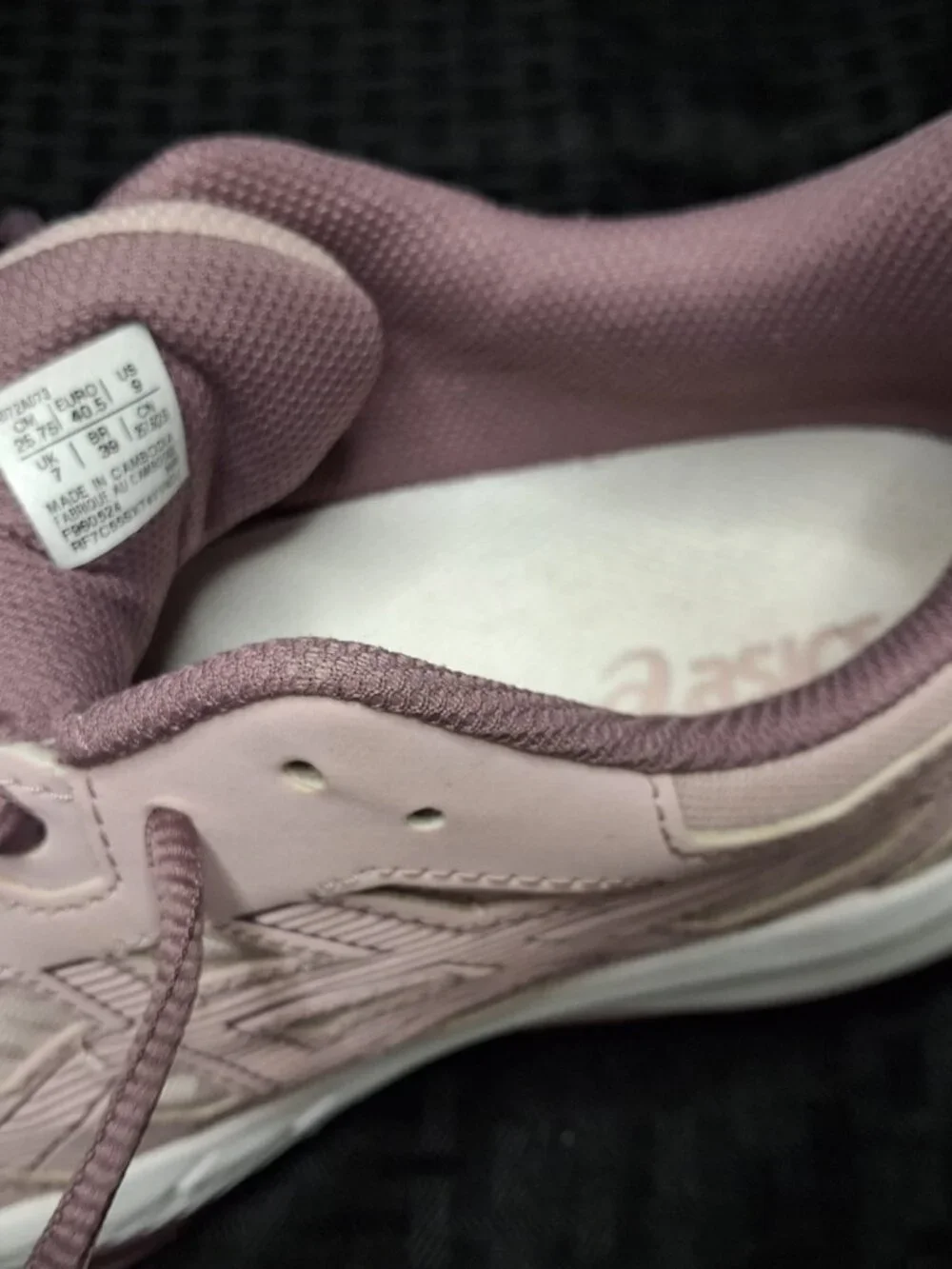 Asics Gel-Renma Women's Pickleball Shoes sz 9 Watershed Rose Dusty Mauve EUC